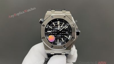 Audemars Piguet Royal Oak Offshore Cal.3120 Movement 42mm Black Face Rubber Band Watch 